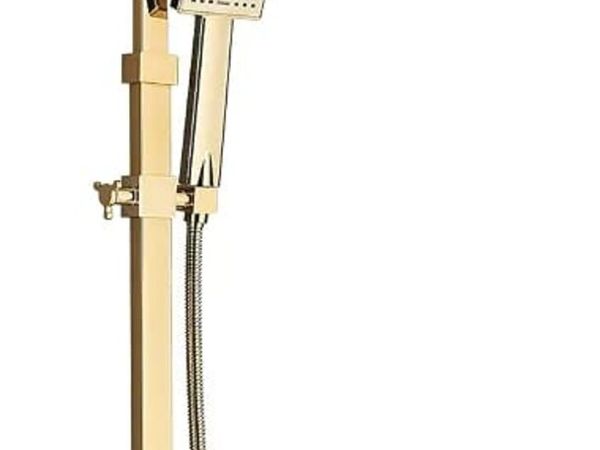 Gold Shower Mixer taps Shower Set Shower System 3- - Main image