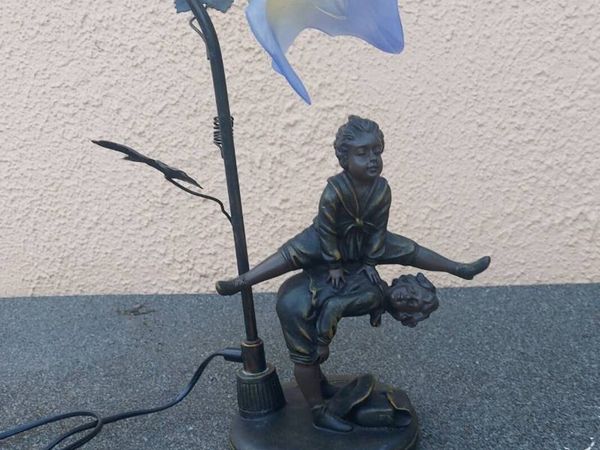 Beautiful l'art nouveau francaise table lamp - Main image
