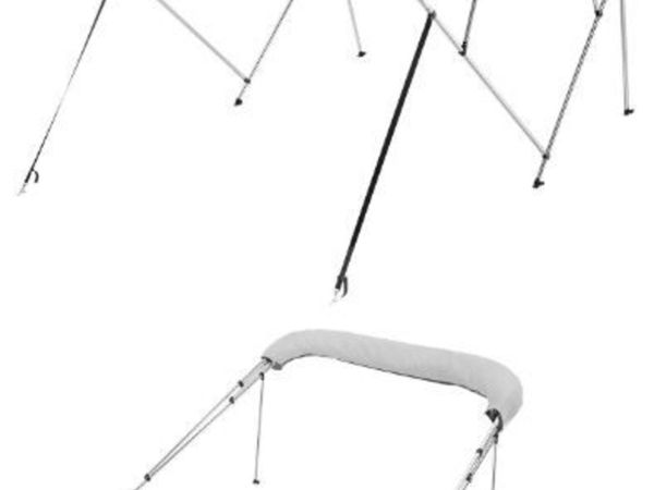 4 Bow Boat Bimini Tops, 600D Polyester Canopy - Main image