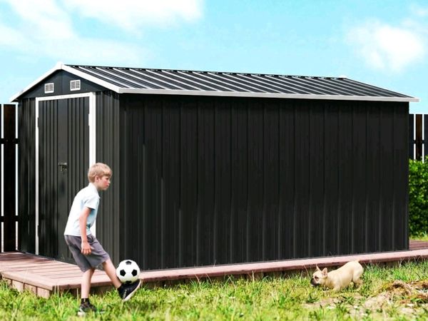 Free shipping New 12x8 ft Metal Shed - Main image