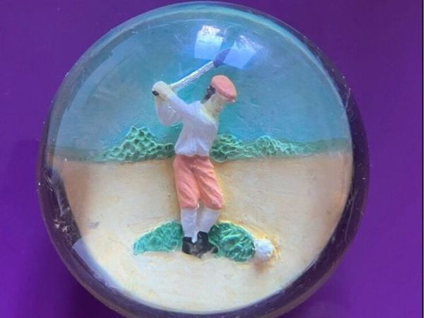 Vintage  Golf Paperweight - Main image