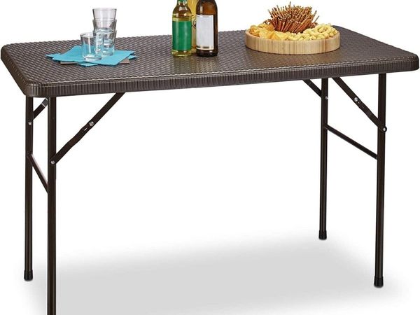 Waterproof Folding Rattan Garden Table - Main image