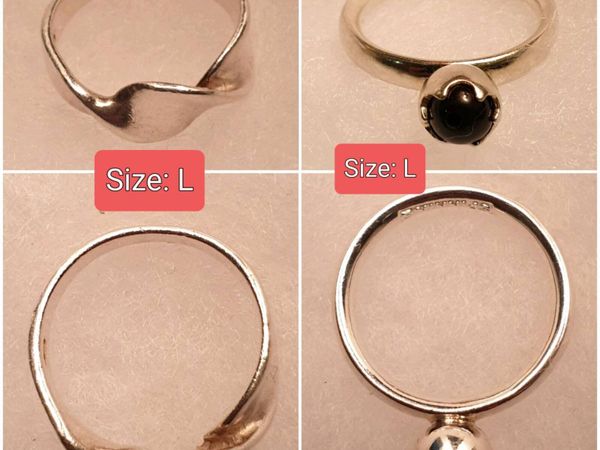 Sterling Silver Rings (Boxed) - Main image