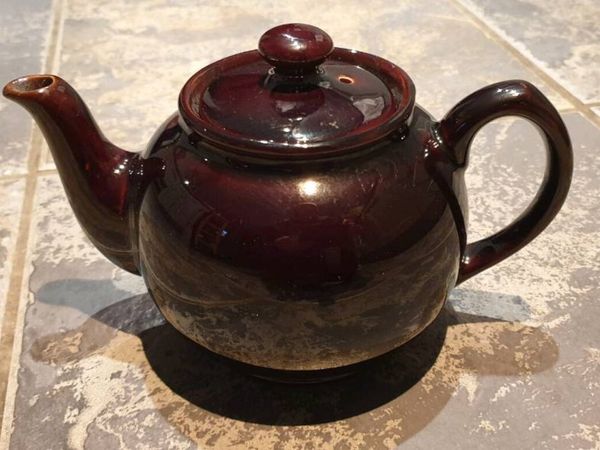 Sadler Brown Glaze Ceramic 2 Cup Teapot - Main image
