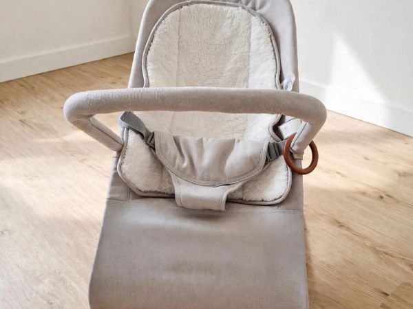 Baby Bouncer / Rocker with Toy Bar + Like New - Main image