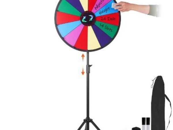 61 cm Color Prize Wheel Tripod Floor Stand - Main image