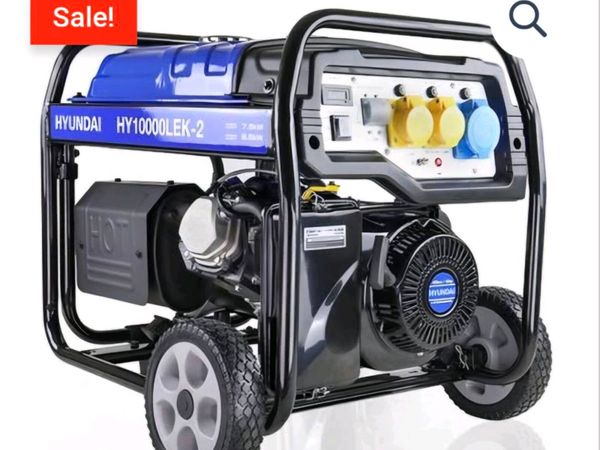 Hyundai HY10000LEK-2 8kW/10kVA* Recoil and Electri - Main image