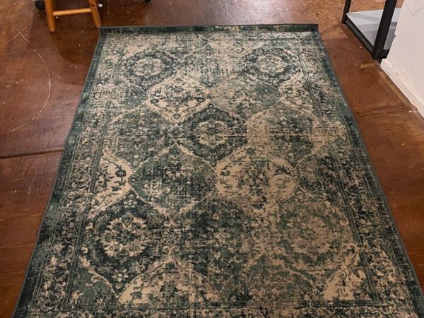 Set of 5 IKEA Green Persian-Style Rugs - Main image
