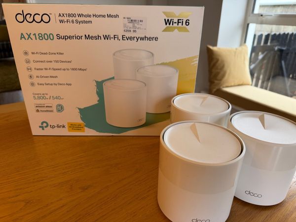 TP Link Deco Mesh AX 1800 WiFi 6 system - Main image