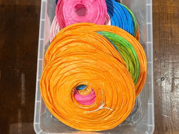 Paper Lanterns and Paper Stars Lot 250 units - Main image