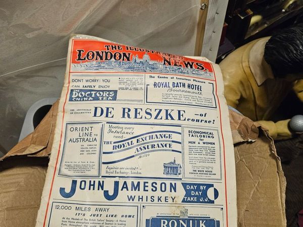 Vintage The Illustrated London News 1938 - Main image