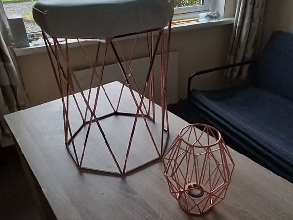 Stool and matching light shade - Main image