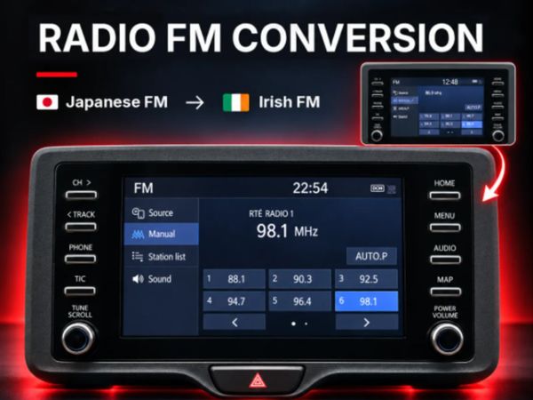 Toyota 10th Gen Japanese Radio to Irish FM Convers - Main image