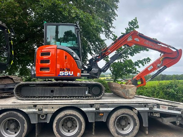 Hitachi for hire self  drive or with a driver - Main image
