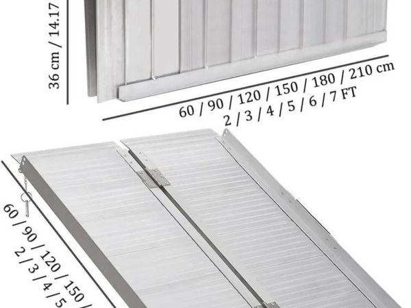 Folding Aluminium Wheelchair Ramp 3ft - Main image
