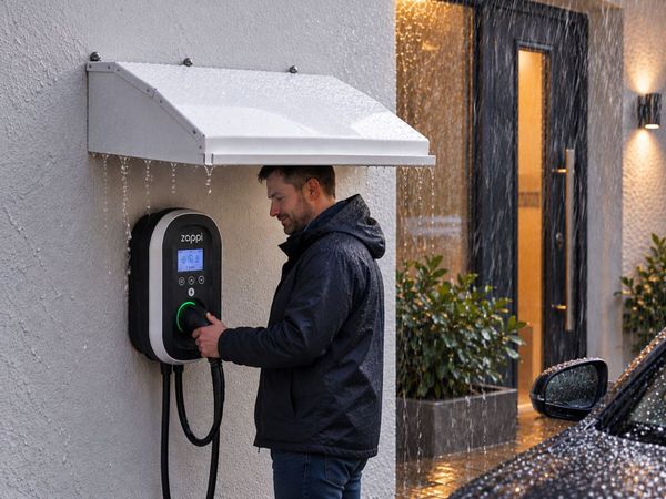 EV Charger Canopy (PVC). Cable Lock Included (New) - Main image
