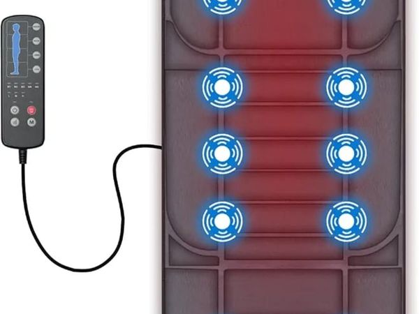 Full Body Massage Mat with Heat, 5 Modes & 3 Vibra - Main image