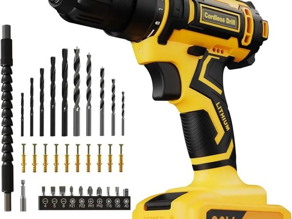 20V Cordless Drill Set, Power Drill bit Sets, Hand - Main image
