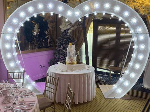 Light Up Love Heart Hire - Main image