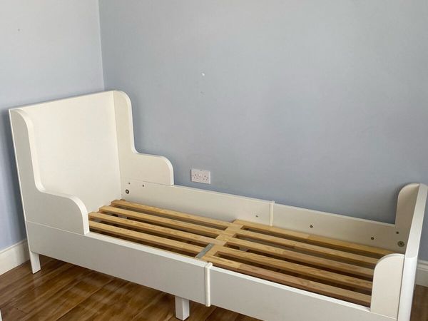 IKEA Extendable Toddler Bed 80*200 - White - Main image