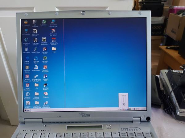 Rare Vintage Fujitsu Siemens Lifebook, E Series, F - Main image
