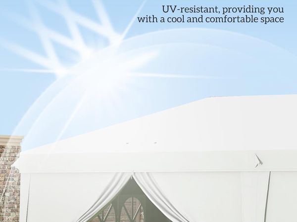 Gazebo Tent 3x6m Pop Up with Windows - Main image
