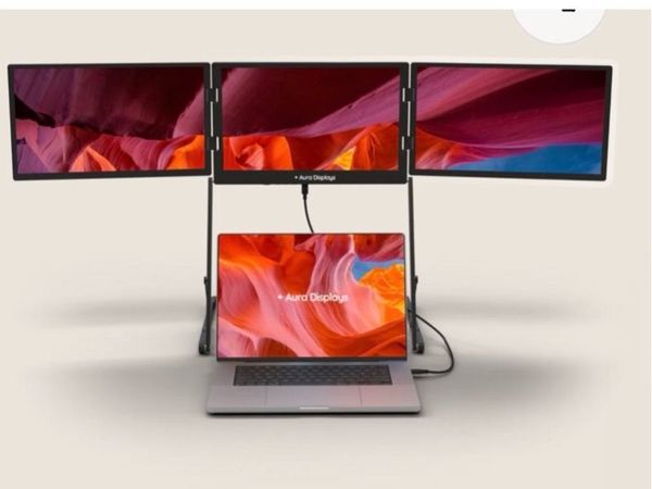 Aura 3 screen fold away monitor - Main image