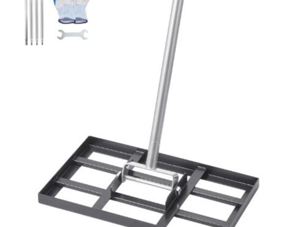 Lawn Leveling Rake, Lawn Leveler with 78 in Handle - Main image