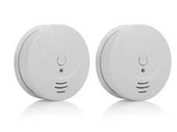 2 Smoke Alarms With Carbon Monoxide CO Detection - Main image