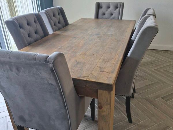 Natural Oak Dining table Set - Main image
