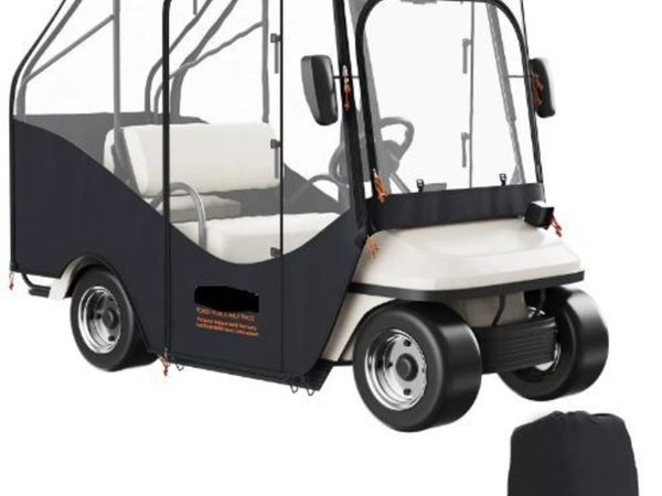 Golf Cart Enclosure, 420D Polyester Driving - Main image