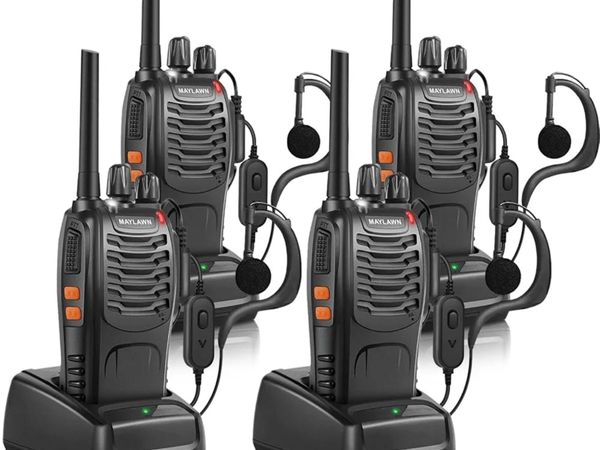 Walkie Talkies Pack of 4, Long Range Two Way Radio - Main image