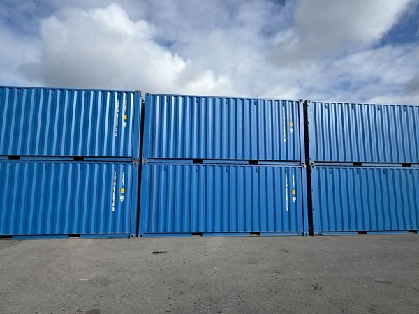New Blue 20ft shipping containers - Main image