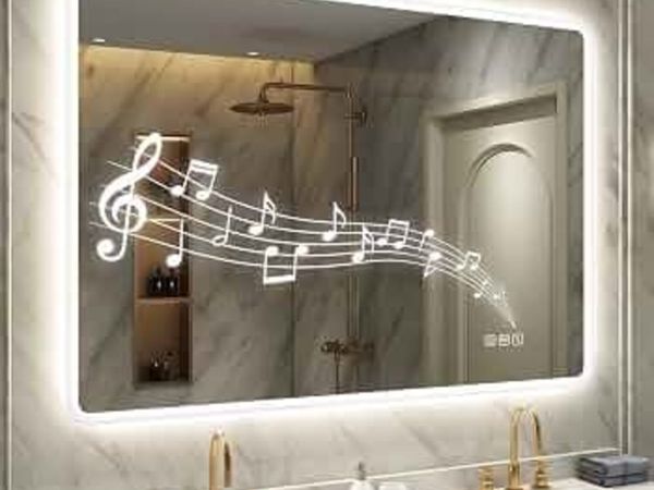 1000x700mm Bluetooth LED-Bathroom-Mirror-with-Ligh - Main image