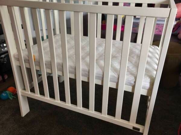 White Bed Cot - Main image