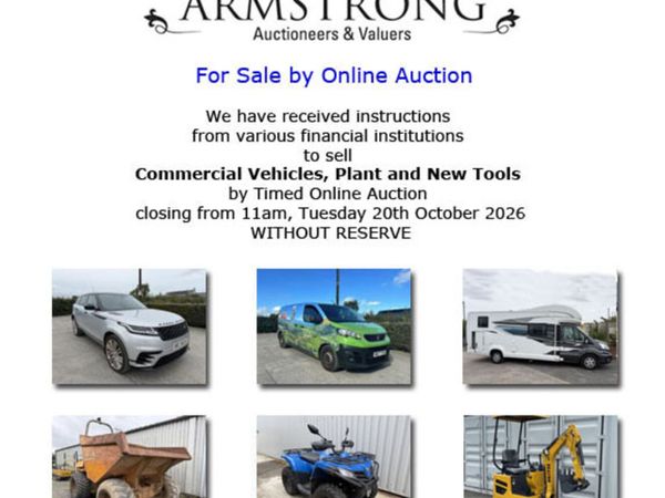 Online Auction **Tuesday 20th October** - Main image