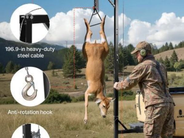 Truck Hitch Game Hoist, 400 lbs Load - Main image