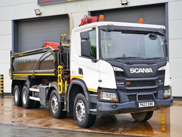 2022 SCANIA P410-XT 8X4 TIPPER GRAB - Main image
