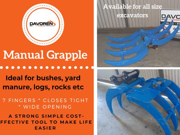 Mechanical grapple 6 to 8 ton - Main image