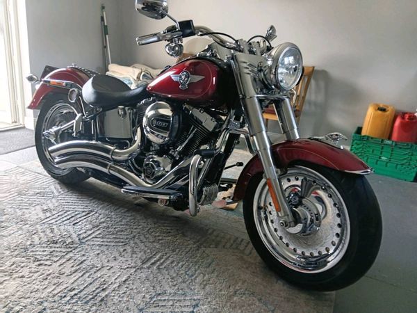 LOW MILES  17 FATBOY MINT CONDITION SERVICE DONE - Main image