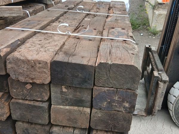 reclaimed railway sleepers - Main image