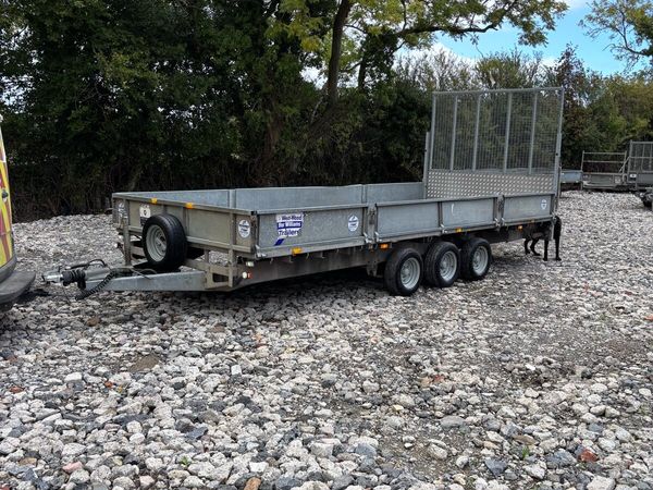 Ifor Williams 18x6’7 Tri Axle Dropside High Ramp - Main image