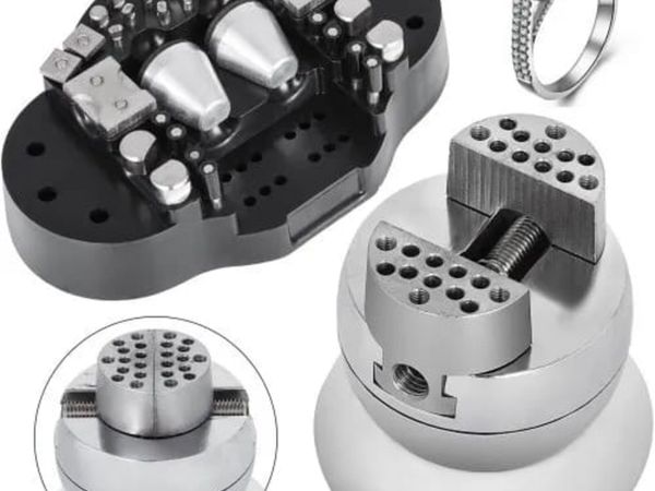 Ball Vise, 3" Engraving Setting Tool, 360° Rotatio - Main image