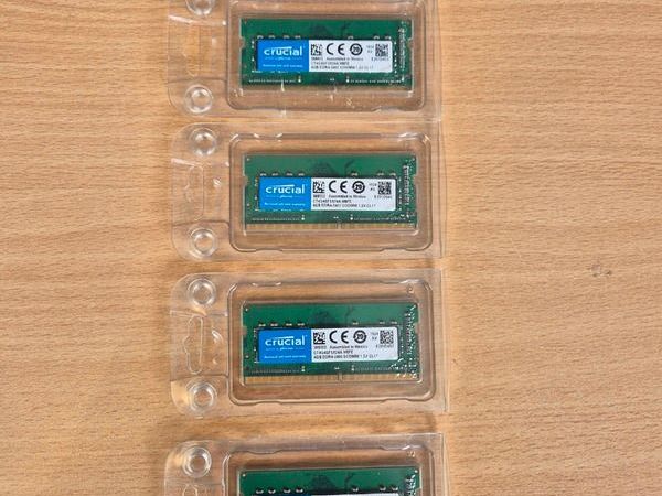 Crucial DDR4 RAM 4GB Laptop Computer Memory - Main image