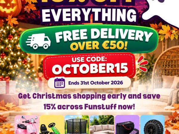 October 15% Off Everything + Free Delivery €50+ - Main image