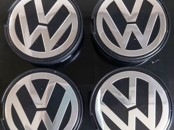 4 x Volkswagen Centre Caps (55mm) FREE POST - Main image