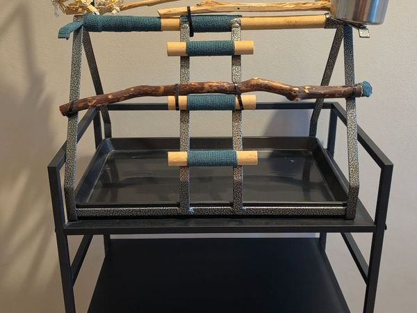 Bird Playstand & Trolley - Main image