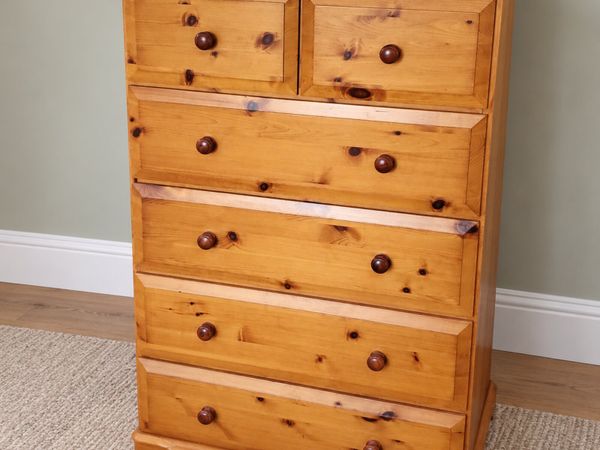 Solid Pine Chest of Drawers - Main image