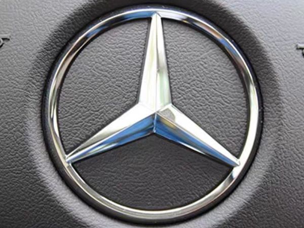 Mercedes Steering wheel emblem - FREE POST - Main image