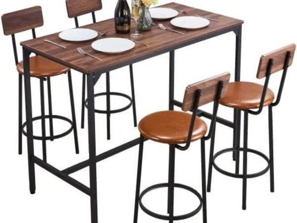 Bar Table, 5PCS 1193.8mm Bars Tables Set, Bar Tabl - Main image